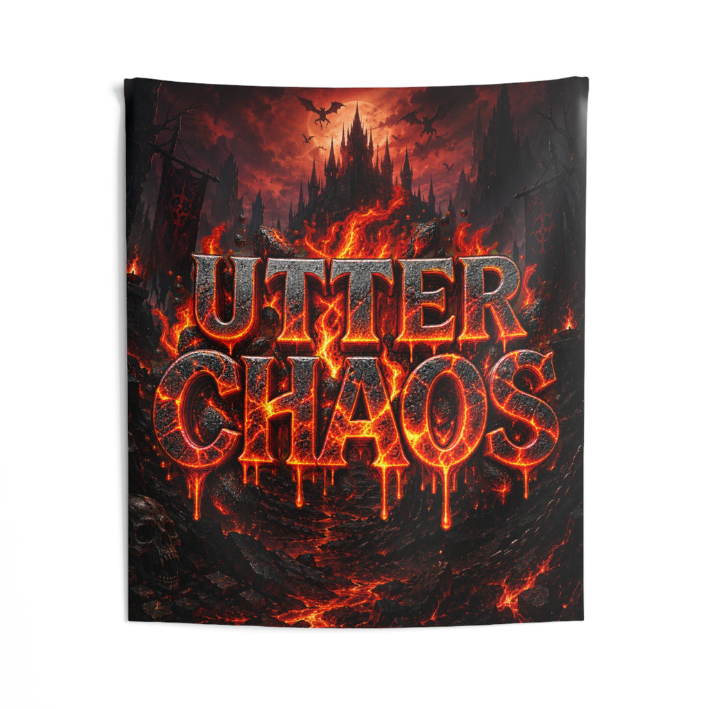 Forged in CHAOS | Utter Chaos Collection Wall Tapestry