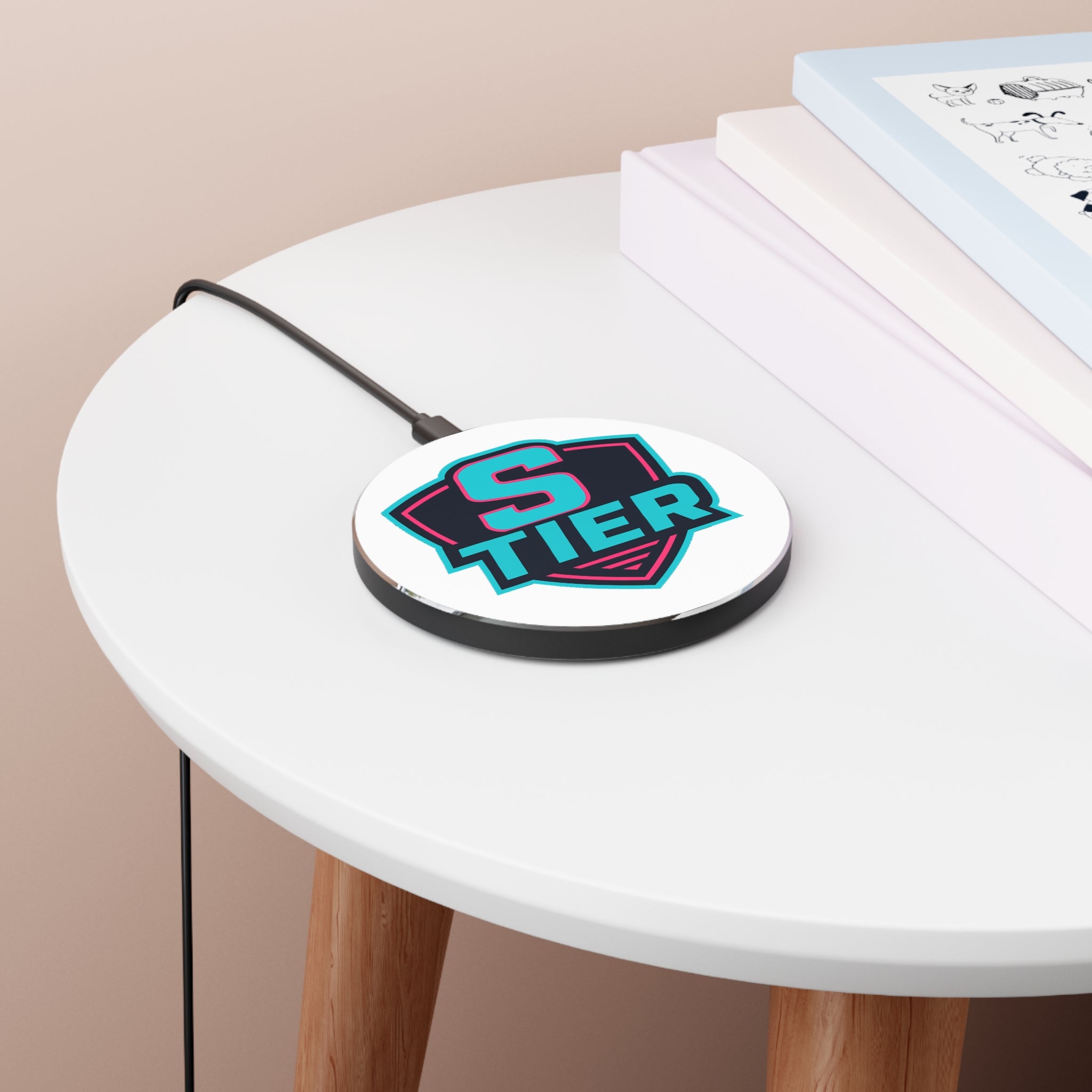 Wireless Charger — S Tier Gaming Logo Fast Wireless Pad
