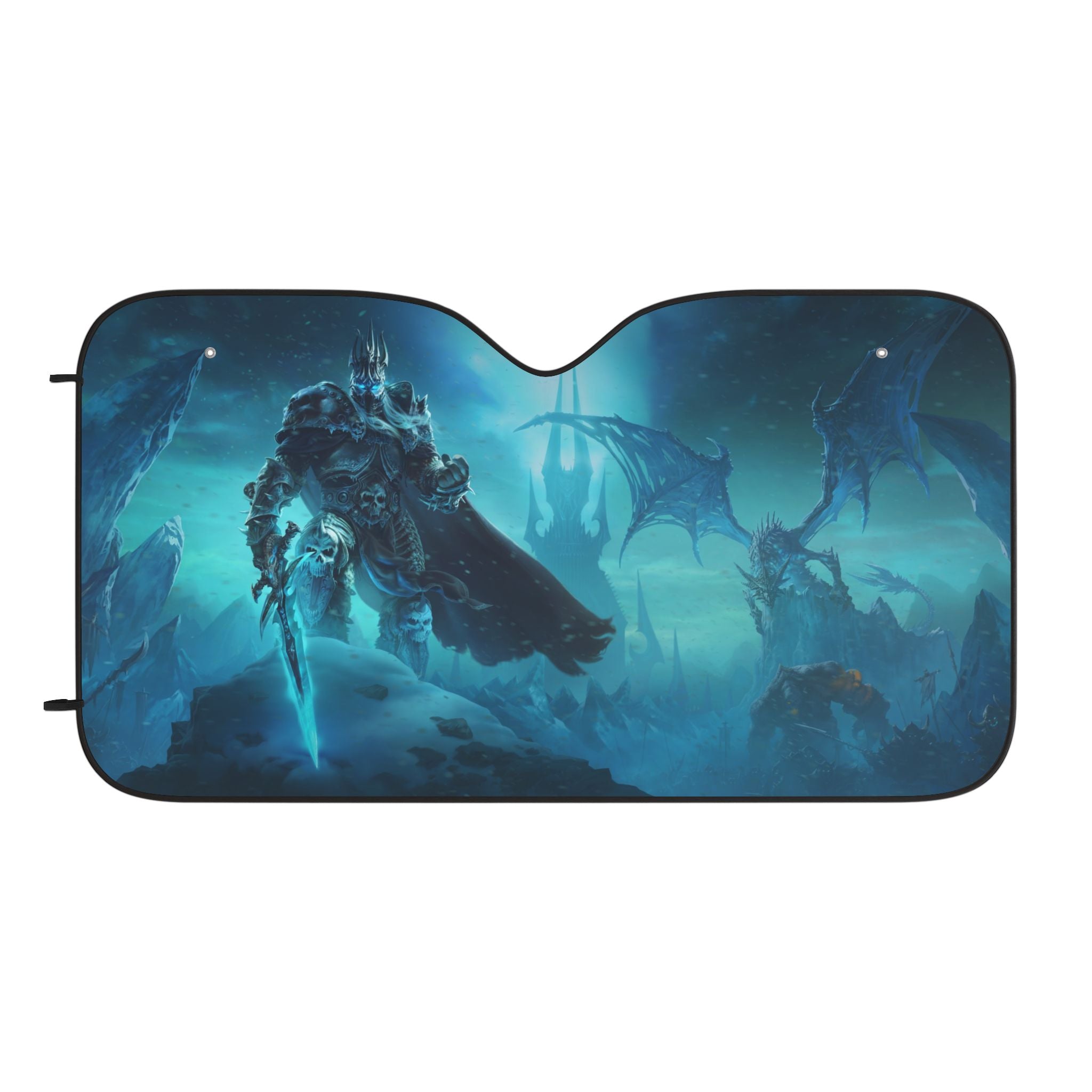 Stay Frosty Lich King | World of Warcraft Car Sun Shade