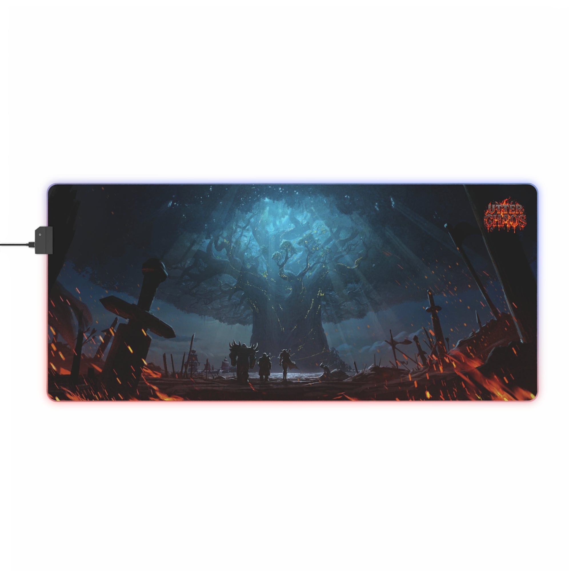 Forged in CHAOS | Utter Chaos Collection LED Mousepad