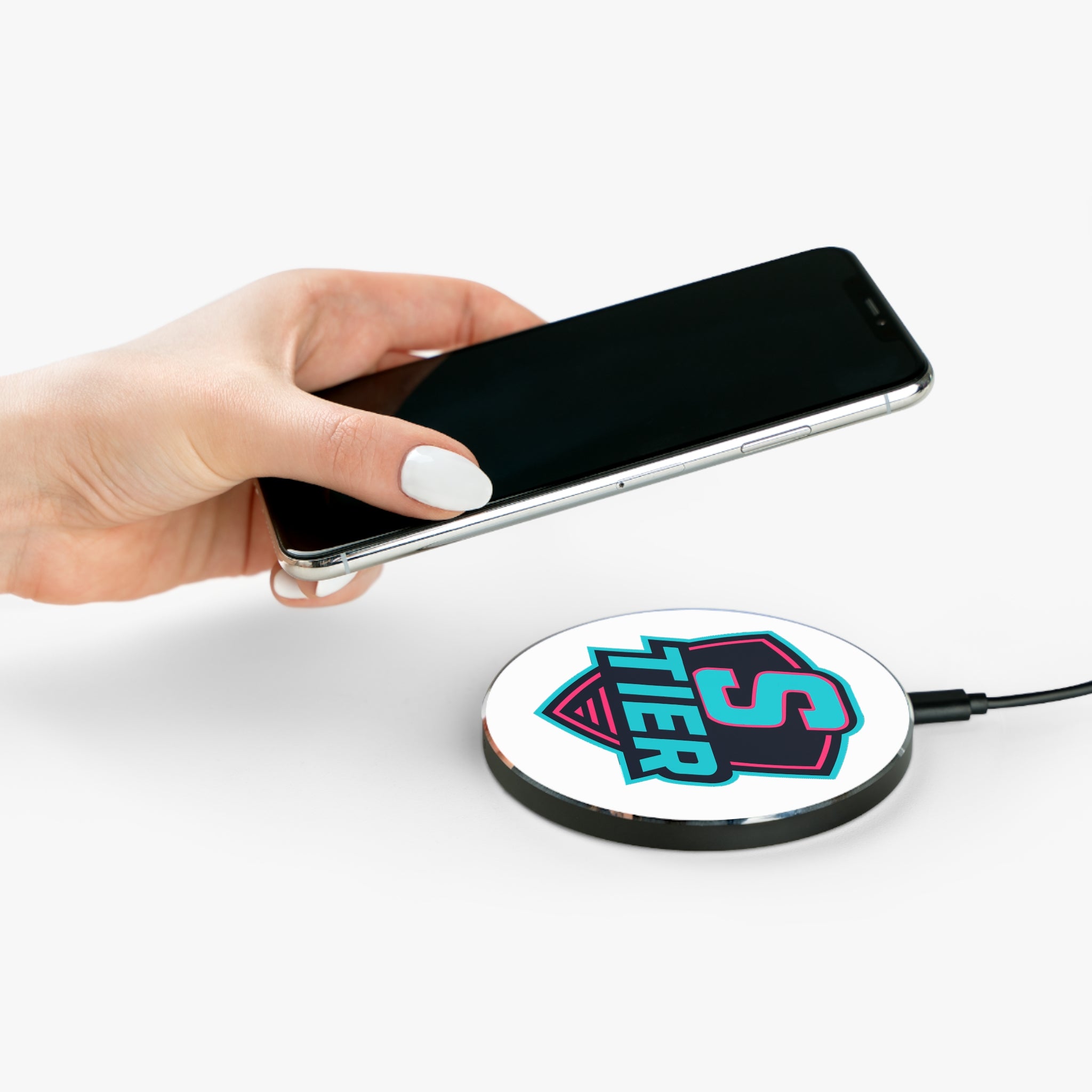 Wireless Charger — S Tier Gaming Logo Fast Wireless Pad