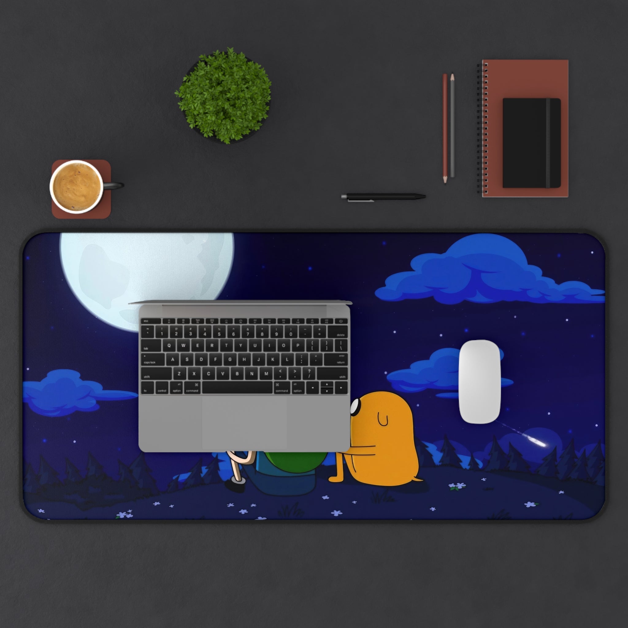 Jake and Finn Moongazing Adventure Time XXL Extended Mousepad