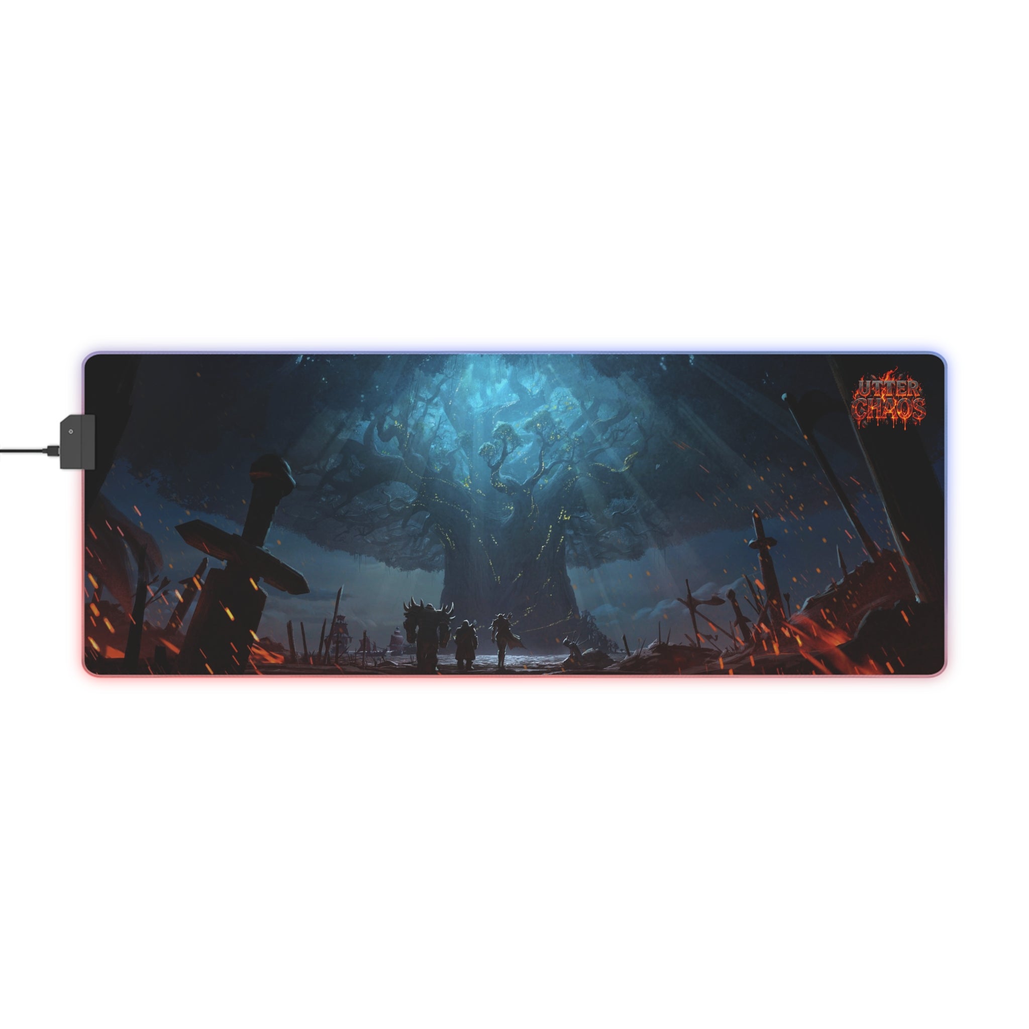 Forged in CHAOS | Utter Chaos Collection LED Mousepad