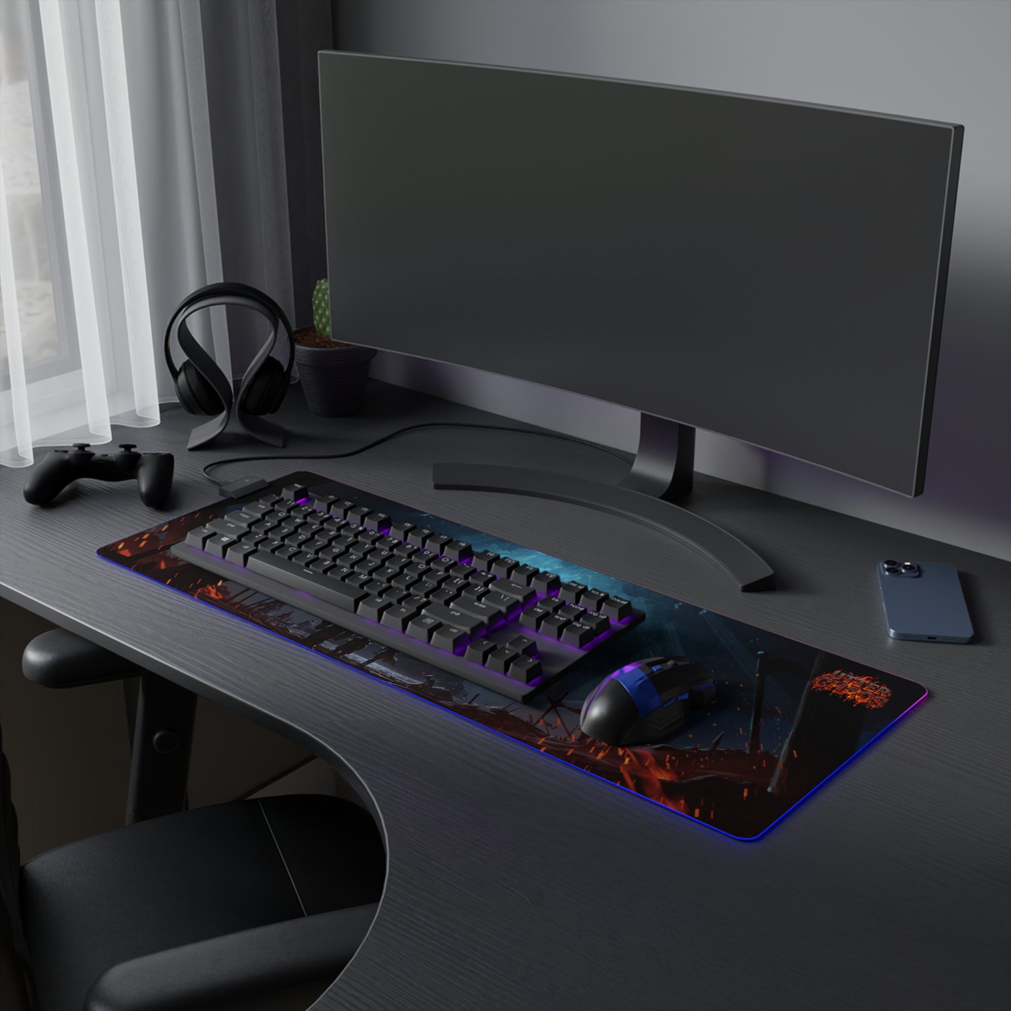Forged in CHAOS | Utter Chaos Collection LED Mousepad