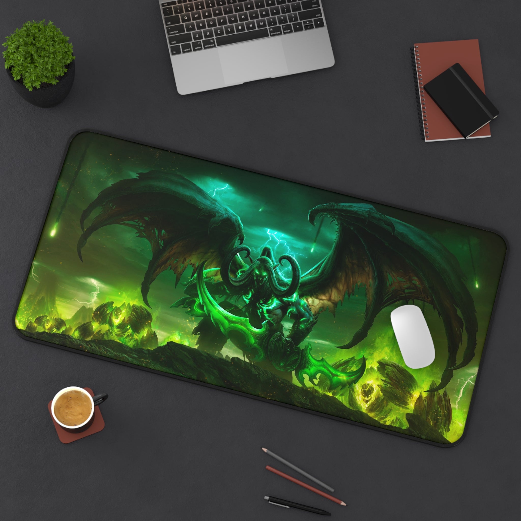Illidan, Fel from Grace | XXL Extended Gaming Mousepad