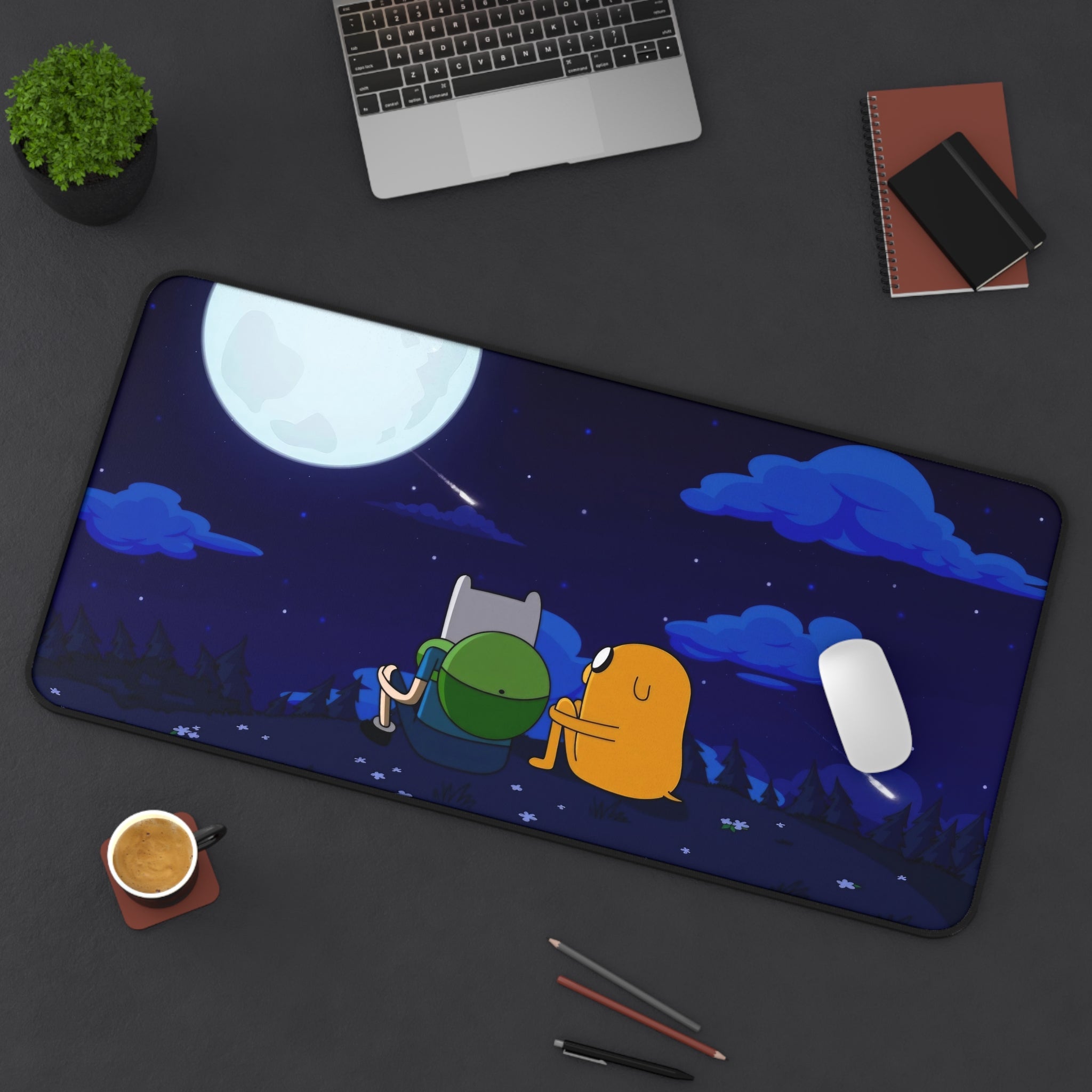 Jake and Finn Moongazing Adventure Time XXL Extended Mousepad