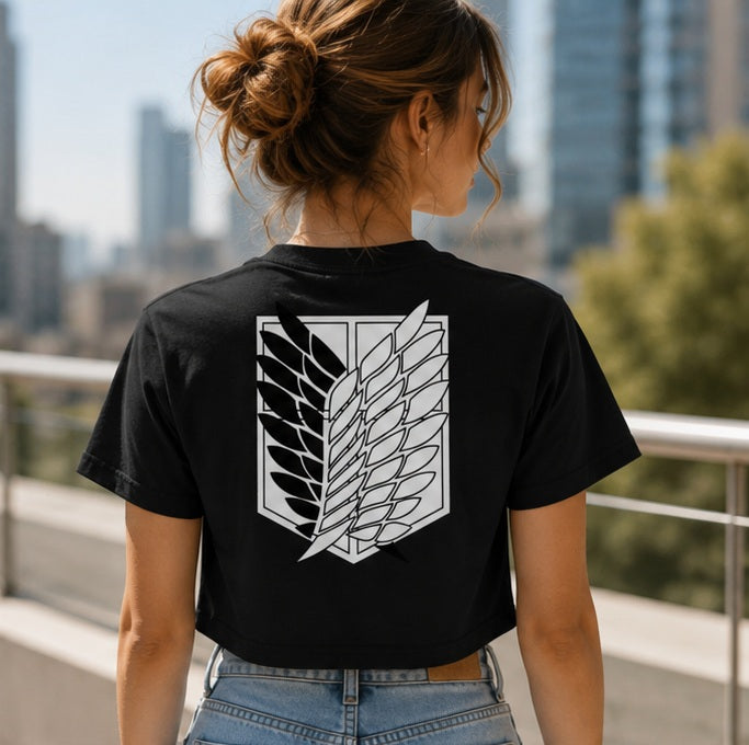 Scout Regiment - Freedom Crest | Attack on Titan Anime Crop Top Shirt