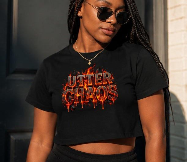 Forged in CHAOS | Utter Chaos Collection Crop Top Shirt